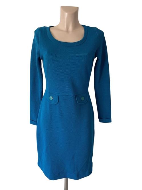 4funkyflavours jurk S, Kleding | Dames, Jurken, Zo goed als nieuw, Maat 36 (S), Blauw, Onder de knie, Ophalen of Verzenden