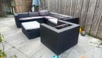 Donkere tuinset, losse modules, Tuin en Terras, Tuinsets en Loungesets, Ophalen, Kunststof, Gebruikt, Bank