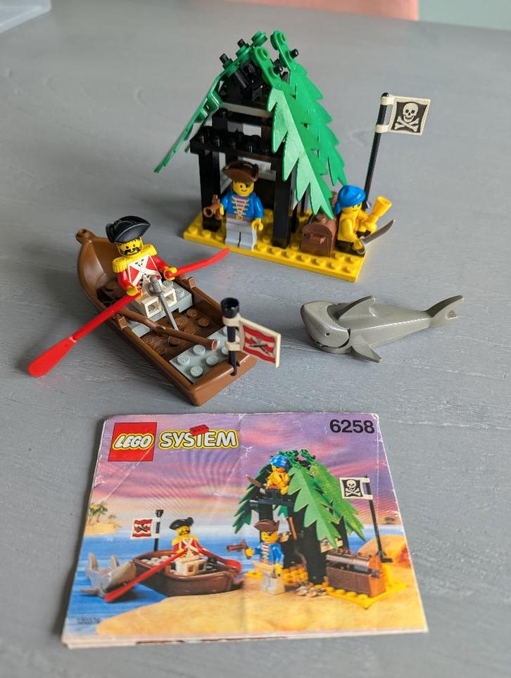 LEGO Smuggler's Shanty - Piraten (1992) compleet! - 6258, Kinderen en Baby's, Speelgoed | Duplo en Lego, Zo goed als nieuw, Lego