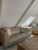 Goede beige 2-zits bank, Ophalen, Gebruikt, Tweepersoons