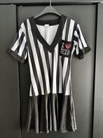 Scheidsrechter Jurkje Carnaval - Maat S, Ophalen, Zwart, Korte mouw, Maat 36 (S)