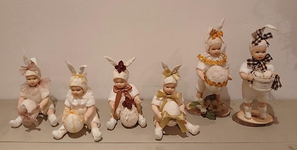 6 x Paashaas / paashaasjes / hazen, Ophalen of Verzenden