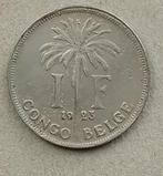 Belgisch Congo, 1 franc 1923 (Fr), Ophalen of Verzenden, Overige landen, Losse munt
