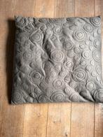 Groot kussen zitzak 90x90cm grijs vilt loods 5 met rits, Ophalen of Verzenden, Zo goed als nieuw, Grijs