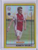 Topps Merlin UCC 2020-21 Kenneth Taylor Ajax RC Gold /50, Ophalen of Verzenden, Zo goed als nieuw, Plaatje