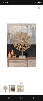 Gilde Sculpture Tree - Gouden Aluminium Boom, Ophalen, Nieuw
