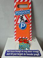 Pensioen Aankondiging Bord met Vlaggetjes - Gaaf!, Ophalen of Verzenden, Zo goed als nieuw, Versiering, Overige