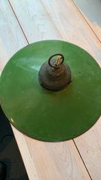 Antiek groen lampekapje, Rond, Ophalen of Verzenden, Zo goed als nieuw, Minder dan 25 cm