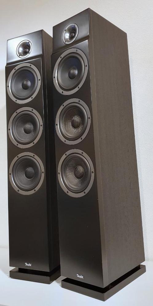 Vloerstaande stereo luidsprekers - Teufel T500 MK2 (220W), Audio, Tv en Foto, Luidsprekers, Gebruikt, Front, Rear of Stereo speakers