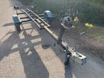 Boottrailer met RVS frame en nieuwe 750 kg as boot trailer, Watersport en Boten, Boottrailers, Ophalen, Gebruikt, Minder dan 6 meter