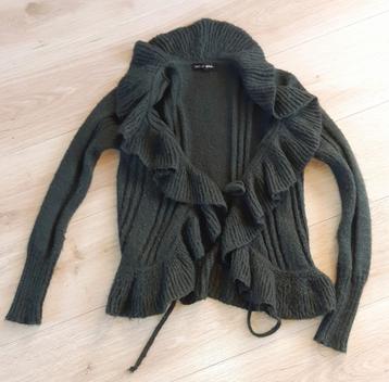 Groen vest Mohair Wol mt 36 beschikbaar voor biedingen