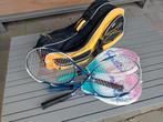 Tennistas met rackets, Ophalen, Gebruikt