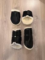 Peesbeschermers bont set zwart Full, Dieren en Toebehoren, Paarden en Pony's | Beschermers, Ophalen of Verzenden, Zo goed als nieuw