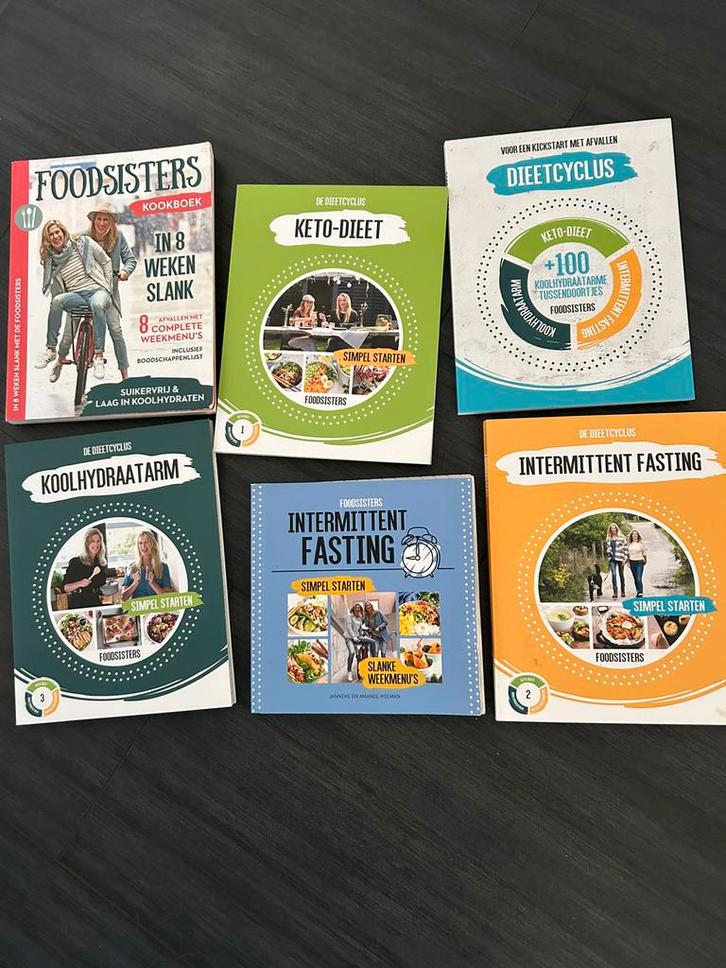 Verschillende boeken foodsisters, Boeken, Gezondheid, Dieet en Voeding, Ophalen of Verzenden