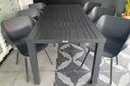 COMFORTABEL DE ZOMER DOORKOMEN! Hartman set 6 pers STEVIG, Ophalen, 6 zitplaatsen, Aluminium, Zo goed als nieuw