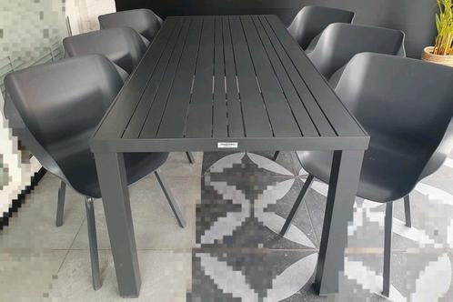 COMFORTABEL DE ZOMER DOORKOMEN! Hartman set 6 pers STEVIG, Tuin en Terras, Tuinsets en Loungesets, Zo goed als nieuw, Tuinset