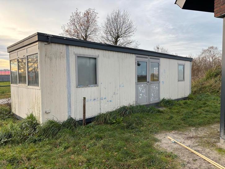 Bouwkeet / Schaftkeet / Unit incl. toilet, aanrecht en bar, Doe-het-zelf en Verbouw, Bouwketen en Schaftketen, Gebruikt, Ophalen