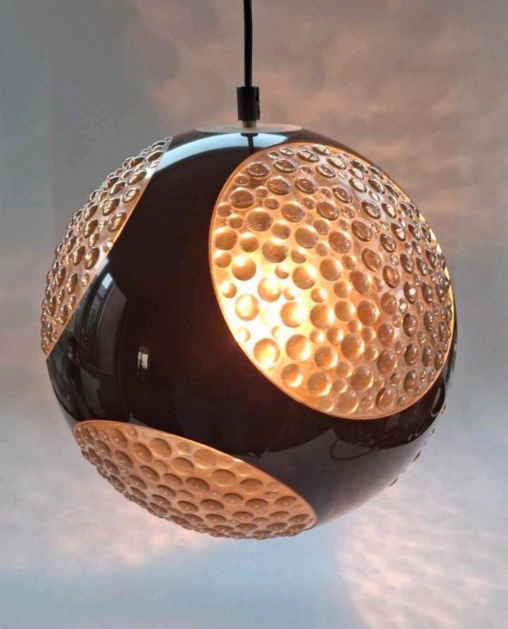 Space Age "Bug Eye" Massive Hanglamp, Huis en Inrichting, Lampen | Hanglampen, Zo goed als nieuw, Minder dan 50 cm, Kunststof