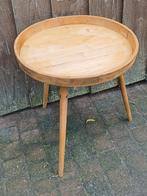 Houten Bijzettafel - Rond, Antiek en Kunst, Ophalen