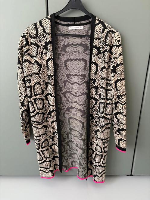 Lang dun vest met slangen print XS/ S , Studio Anneloes, Kleding | Dames, Truien en Vesten, Zo goed als nieuw, Maat 34 (XS) of kleiner