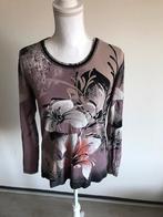 HEP, Longsleeve oud roze met bloemen maat 36, Ophalen of Verzenden, Zo goed als nieuw, Lange mouw, Roze