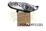 Ford Fiesta koplamp Links (halogeen / DE-lens / LED DRL) (ch, -, Verzenden, -, Nieuw