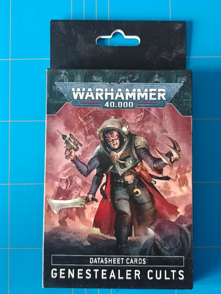 Warhammer 40k Genestealer Cults Datasheet Cards T, Hobby en Vrije tijd, Wargaming, Gebruikt, Warhammer, Figuurtje(s), Ophalen of Verzenden