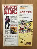Advertentie van het stripalbum sheriff king., Ophalen of Verzenden, Knipsel(s)