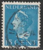 Nederland 1940 337 Wilhelmina 15c, Gest, Postzegels en Munten, Postzegels | Nederland, Ophalen of Verzenden, T/m 1940, Gestempeld
