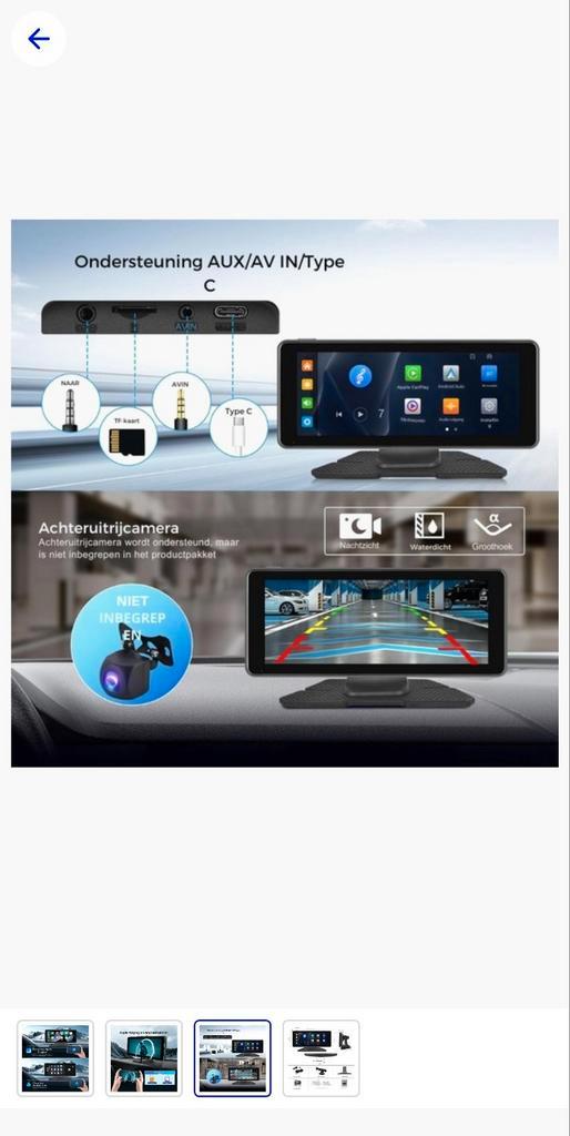 Universeel CarPlay Scherm | Past in elke auto | Makkelijk, Auto diversen, Autoradio's, Zo goed als nieuw, Ophalen of Verzenden