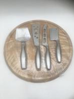 Borrelank met messenset., Ophalen of Verzenden, Nieuw, Rvs of Chroom