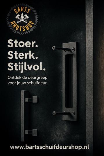 Stoere schuifdeurgreep beschikbaar voor biedingen