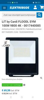 Led bouwlamp schijnwerper LiT by Cardi Floodlight 100W, Doe-het-zelf en Verbouw, Ophalen of Verzenden, Nieuw, 50 tot 200 watt