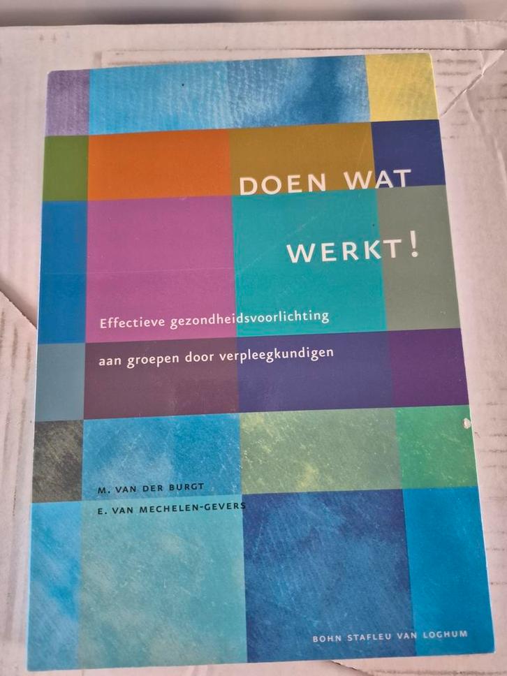 Doen wat werkt! Gezondheidsvoorlichting, Boeken, Gezondheid, Dieet en Voeding, Gelezen, Gezondheid en Conditie, Ophalen of Verzenden