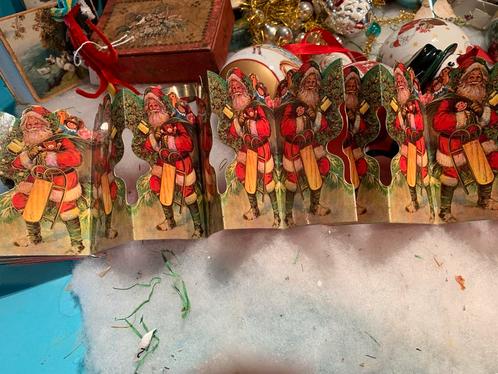 #kerst Vintage Kerstslinger Kerstman, Diversen, Kerst, Zo goed als nieuw, Ophalen of Verzenden
