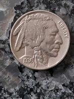 5 cents Buffalo Nickel 1935 en 1936 zie foto's, Postzegels en Munten, Munten | Amerika, Ophalen of Verzenden, Noord-Amerika