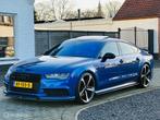 Dikke Audi A7 3.0BITDI*410PK*UNIEK*, Gebruikt, Zwart, Overige carrosserieën, Blauw