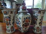 Delfts polychroom Vazen Set - Jaren 70, Antiek en Kunst, Ophalen