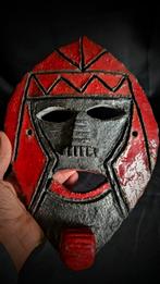 Zeldzaam Vintage Tribaal Keramiek Masker, Antiek en Kunst, Antiek | Keramiek en Aardewerk, Ophalen of Verzenden