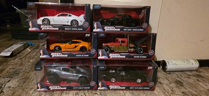 Fast & Furious Modelauto Collectie, Hobby en Vrije tijd, Modelbouw | Auto's en Voertuigen, Nieuw, Auto, 1:32 tot 1:50, Overige merken