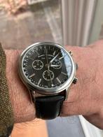 Maurice Lacroix les classique lc1098 Swiss made, Overige merken, Leer, Staal, Polshorloge