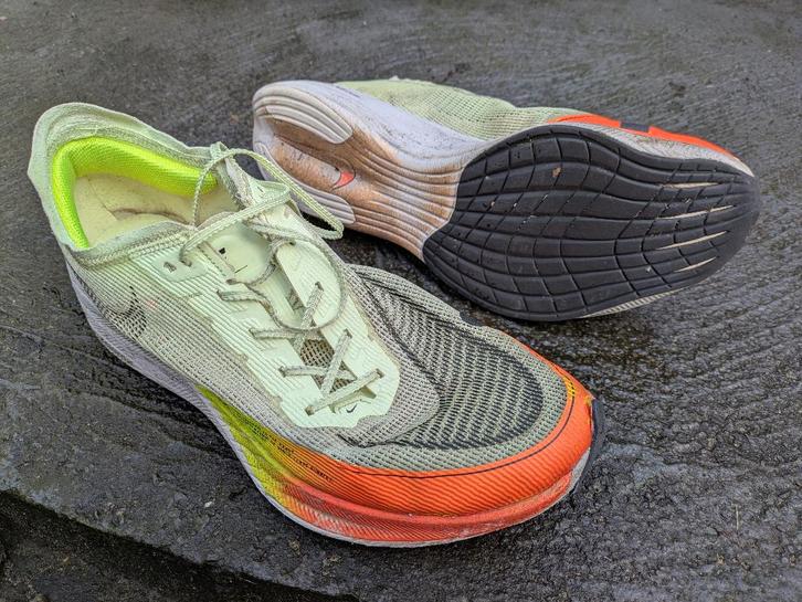 Nike Zoomx Vaporfly Next% 2 Maat 45.5, Sport en Fitness, Loopsport en Atletiek, Gebruikt, Hardloopschoenen, Hardlopen, Nike, Ophalen
