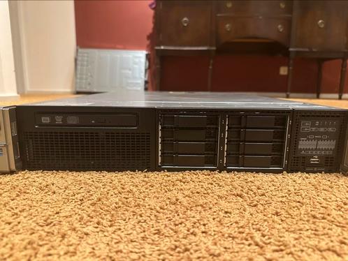 HP proliant dl380 gen 8 server incl 96gb memory, Computers en Software, Servers, Gebruikt, 2 tot 3 Ghz, 128 GB, Hot swappable onderdelen