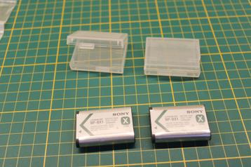 2 sony np-bx1accu's voor Sony Cybershot beschikbaar voor biedingen