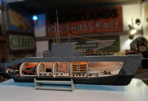 Duikboot opengewerkt., Antiek en Kunst, Curiosa en Brocante, Ophalen