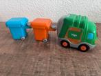 Vtech Toet Toet auto's Vigo Vuilniswagen + containers. PRIMA, Kinderen en Baby's, Speelgoed | Vtech, Ophalen of Verzenden, Gebruikt