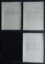3 KLM persberichten uit 1938, nr. 1128/1130/1133, Boek of Tijdschrift, Gebruikt, Ophalen of Verzenden