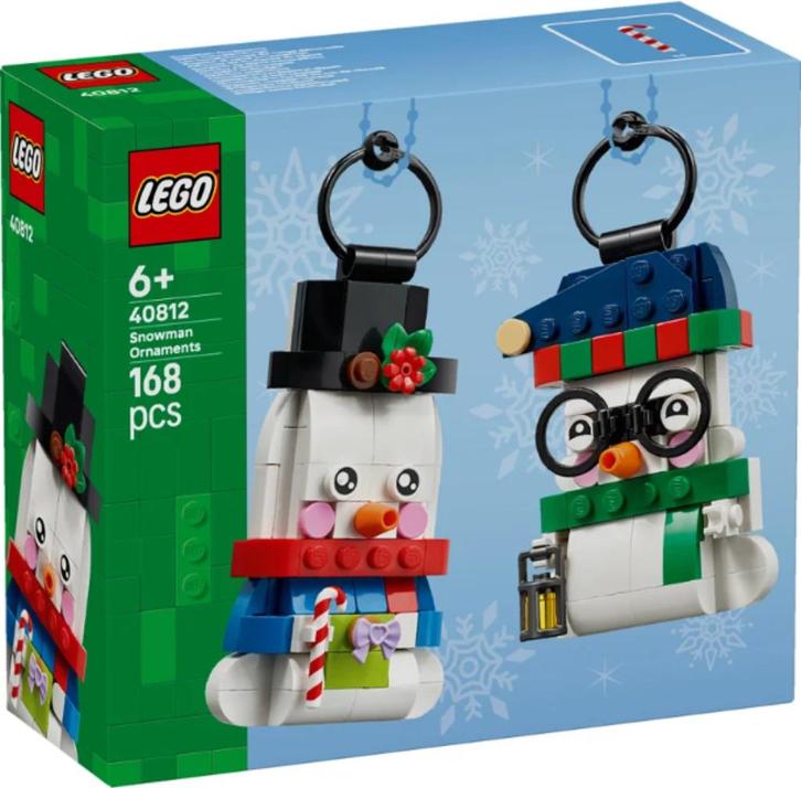 Lego 40812 Sneeuwpopornamenten Kersthanger nieuw, Kinderen en Baby's, Speelgoed | Duplo en Lego, Nieuw, Lego, Complete set, Verzenden