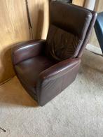 Elektrische relax stoel Leer - Gebruikt, Ophalen, Gebruikt, Leer, 75 tot 100 cm
