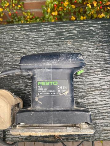 Festo RS 4 (nu Festool) vlakschuurmachine met stofzak beschikbaar voor biedingen